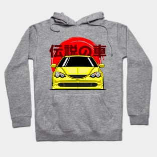 Yellow DC5 RSX Front Hoodie